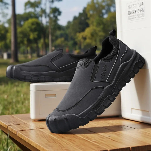 Men's shoes for work, leisure, and outdoor activities in spring and autumn, convenient to step on, suitable for sports and work